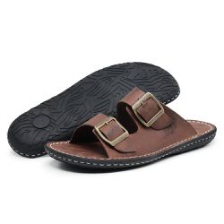 Chinelo Masculino Couro 2 Tiras D janú - 2000 - Fó... - DIFRANCA ATACADO
