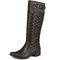 Bota Feminina Cano Alto Montaria Cla Cle - 208 - C... - DIFRANCA ATACADO