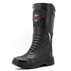 Bota Motociclista Cano Médio Militar Atron Shoes -... - DIFRANCA ATACADO