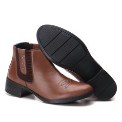 Bota Feminina Chelsea Fairy Reta Oposta - 3003 - C... - DIFRANCA ATACADO