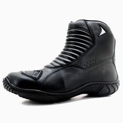 Bota Motociclista Cano Baixo Atron Shoes - 301 - P... - DIFRANCA ATACADO