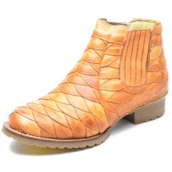 Bota Country Couro Escamado Cla Cle - 571 - Mostar... - DIFRANCA ATACADO