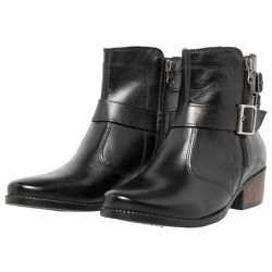 Bota Feminina Casual Cano Baixo Mocflex - 7020 - P... - DIFRANCA ATACADO