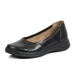 Sapato Feminino Couro Legítimo Linha Boneca Heart ... - DIFRANCA ATACADO