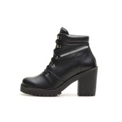 Coturno Bota Feminino Couro Legitimo Atron Shoes -... - DIFRANCA ATACADO