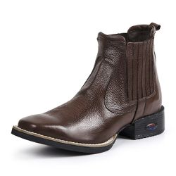 Bota Country Austin Masculina Couro Florão Fakcini... - DIFRANCA ATACADO
