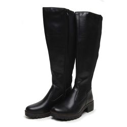 Bota Feminina Casual Montaria BR2 - 11760 - Preta ... - DIFRANCA ATACADO