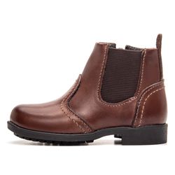 Bota Infantil Couro Botina DIfranca - 02882 - Marr... - DIFRANCA ATACADO