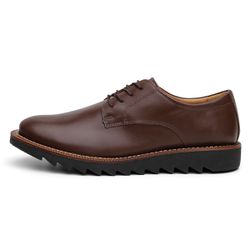 Sapato Casual Masculino Couro DIfranca - 033 - Caf... - DIFRANCA ATACADO