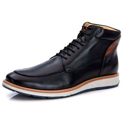 Bota Casual Masculino Cano Alto Couro DIfranca - 9... - DIFRANCA ATACADO