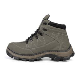 Bota Adventure Casual Couro Nobuck Hiking Extreme ... - DIFRANCA ATACADO