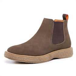 Bota Chelsea Masculina Couro DIfranca - 4105 - Rat... - DIFRANCA ATACADO