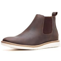 Bota Chelsea Masculina Café Couro DIfranca - 1901 ... - DIFRANCA ATACADO