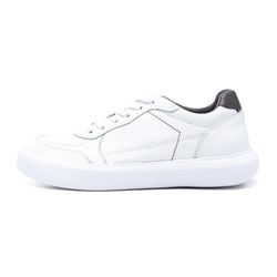 Sapatênis Casual Masculino Branco Couro DIfranca -... - DIFRANCA ATACADO