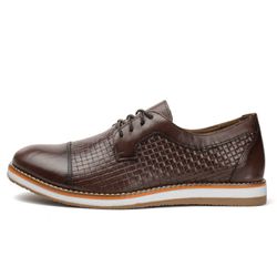 Sapato Casual Masculino Oxford Mouro Couro DIfranc... - DIFRANCA ATACADO