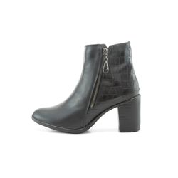 Bota Feminina California Preto Couro DIfranca - 90... - DIFRANCA ATACADO