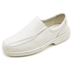 Sapato Masculino Casual Comfort Branco Couro DIfra... - DIFRANCA ATACADO