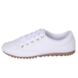 Sapatênis Tênis Mocassim Feminino Perfurado Izabel... - DIFRANCA ATACADO