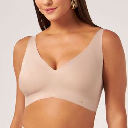 SUTIÃ TOP COM ALÇAS REGULAVEIS CHOCOLATE - Dilady Lingerie