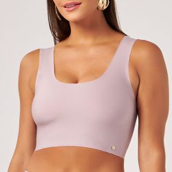 SUTIÃ TOP REGATA ROSA RETRO - Dilady Lingerie