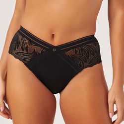 CALCINHA SENSUAL RENDADA PRETO - Dilady Lingerie