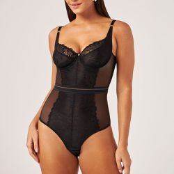 BODY INTIMITÉ PRETO - Dilady Lingerie
