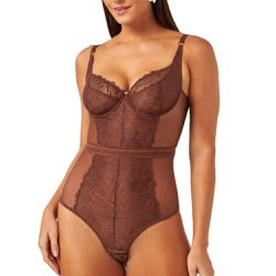 BODY INTIMITÉ MARROM MATE - Dilady Lingerie