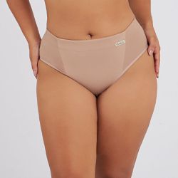 CALCINHA BASIC ZERO BARRIGA ECO CHOCOLATE - Dilady Lingerie