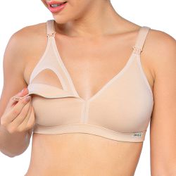 SUTIÃ COTTON AMAMENTE BEGE - Dilady Lingerie