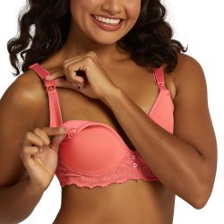 SUTIA AMAMENTAÇÃO C/ BOJO ROSE - Dilady Lingerie