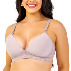 SUTIA AMAMENTAÇÃO COM BOJO ROSA RETRO - Dilady Lingerie
