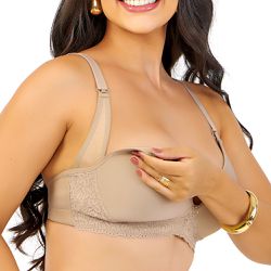 SUTIA AMAMENTAÇÃO COM BOJO CHOCOLATE - Dilady Lingerie