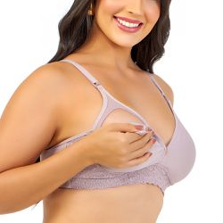 SUTIÃ AMAMENTAÇÃO MOLDADO ROSA RETRO - Dilady Lingerie