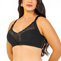 SUTIA AMAMENTAÇÃO NADADOR PRETO - Dilady Lingerie