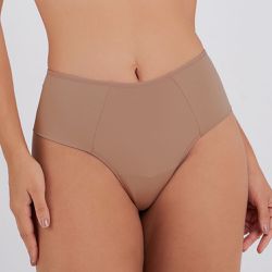 CALCINHA FIO DENTAL LATERAIS COMFORT CACAU - Dilady Lingerie