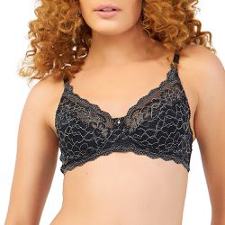 SUTIÃ SENSUAL COM ARCO PRETO - Dilady Lingerie