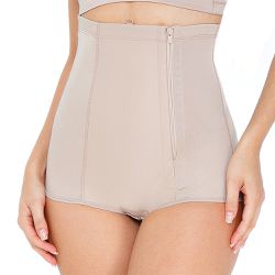 CINTA ABDOMINAL C/ ZIPER DOCTOR SECRET CHOCOLATE - Dilady Lingerie