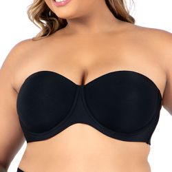 SUTIÃ BUSTIÊ PLUS PRETO - Dilady Lingerie