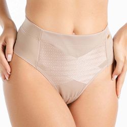 CALCINHA FIO DENTAL ZERO BARRIGA CHOCOLATE - Dilady Lingerie