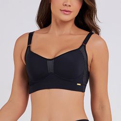 SUTIÃ TOP C/ BOJO PRETO - Dilady Lingerie
