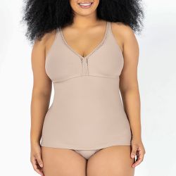 CAMISETE MODELADORA CHOCOLATE - Dilady Lingerie
