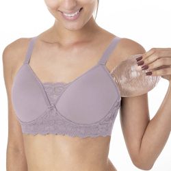 SUTIÃ COM BOJO MASTEC ROSA RETRO - Dilady Lingerie