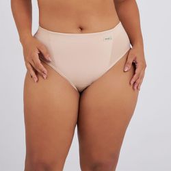 CALCINHA BASIC ZERO BARRIGA ECO BEGE - Dilady Lingerie
