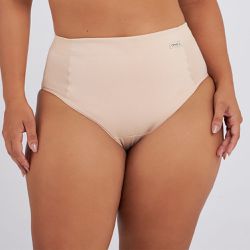 CALCINHA CLASSIC ZERO BARRIGA ECO BEGE - Dilady Lingerie