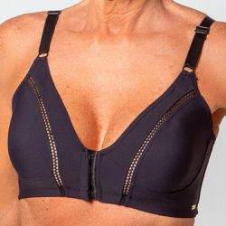 SUTIÃ COM ABERTURA FRONTAL PRETO - Dilady Lingerie