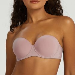 SUTIA COM BOJO BUSTIE ROSA RETRO - Dilady Lingerie