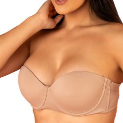SUTIÃ COM BOJO BUSTIÊ PLUS CHOCOLATE - Dilady Lingerie