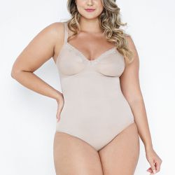 BODY MODELADOR PLUS ANATOMICO CHOCOLATE - Dilady Lingerie