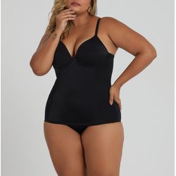 CAMISETA C/ BOJO ZERO BARRIGA PRETO - Dilady Lingerie