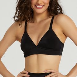 SUTIA MOLDADO BASE SOFT PRETO - Dilady Lingerie